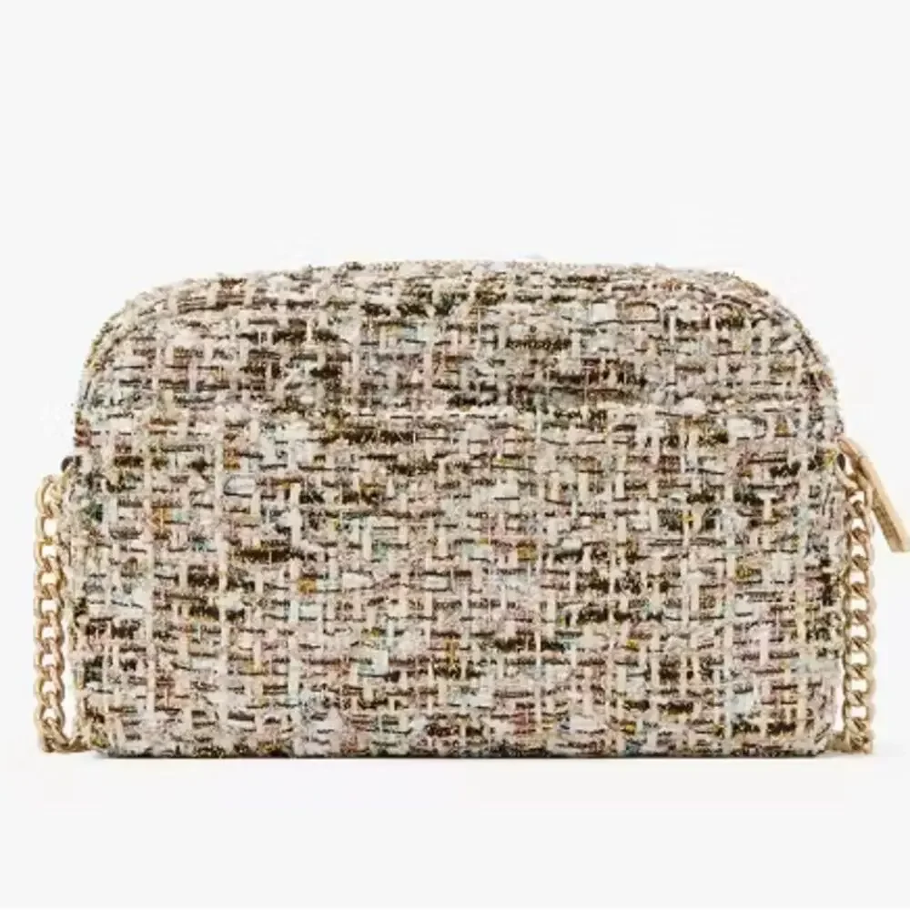 NWT - Kate Spade - Carey Tinsel Tweed Mini Camera Bag